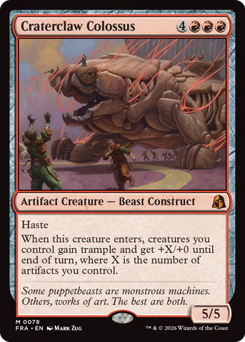 Craterclaw Colossus (Reality Fracture)(FRA-78)(M)