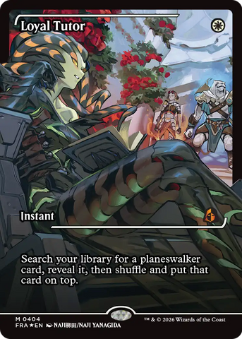 Loyal Tutor [Showcase] [Foil] (Reality Fracture)(FRA-404)(M)