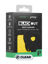 Blackout Deck Sleeves - Standard Size - Yellow