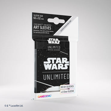 STAR WARS™: UNLIMITED PREMIUM ART SLEEVES- Card Back White