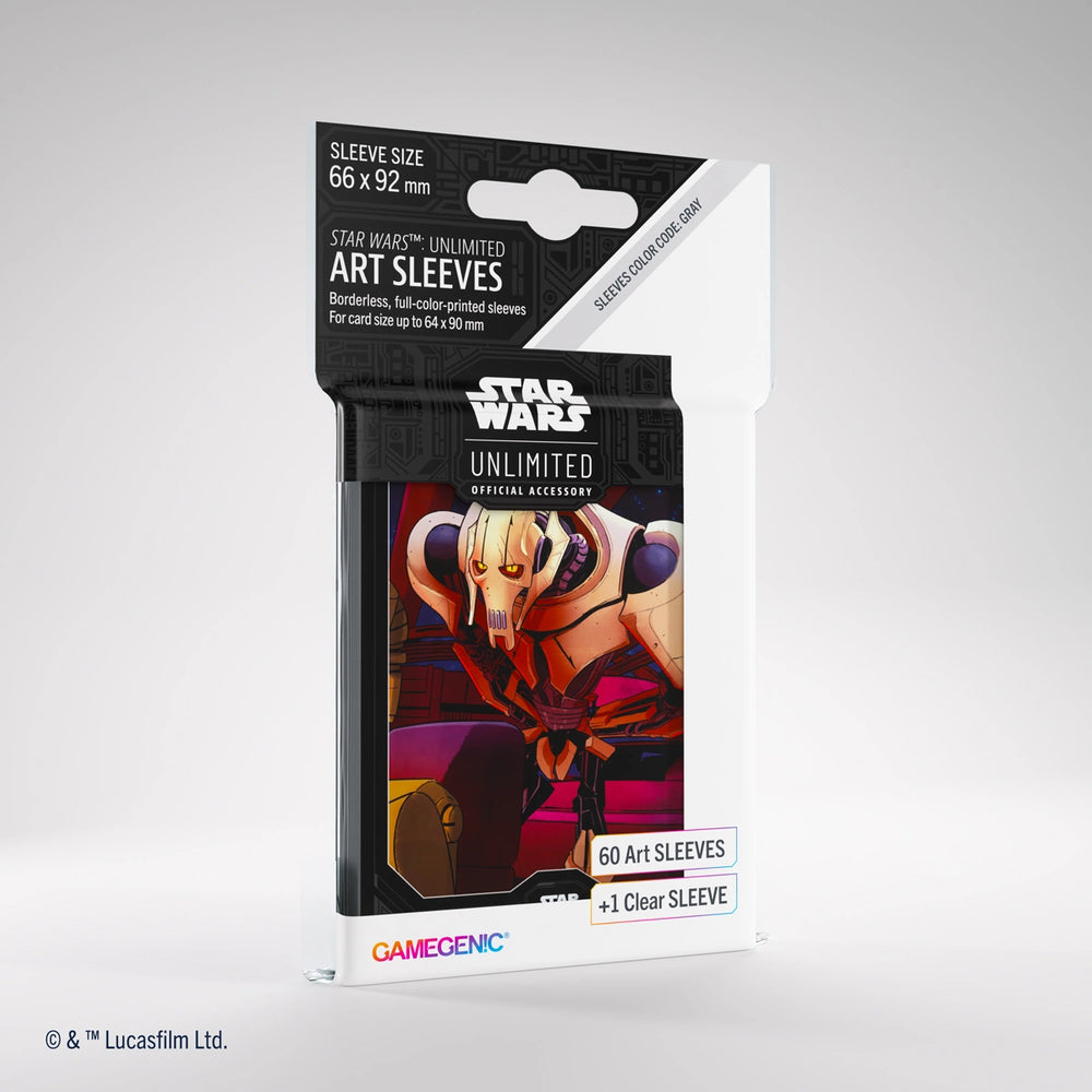 STAR WARS™: UNLIMITED PREMIUM ART SLEEVES- General Grievous