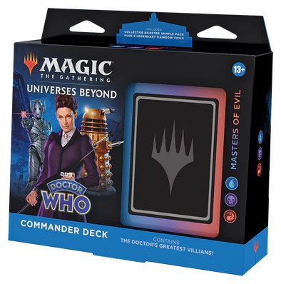 Magic: The Gathering - Universes Beyond Doctor Who Commander Deck: Masters of Evil