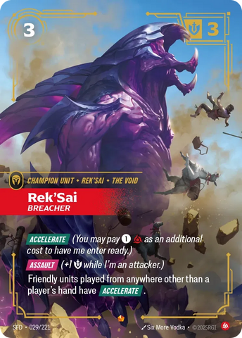 Rek'Sai, Breacher - Foil (Spiritforged)(SFD-029/221)(E)