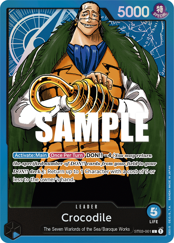 Crocodile (001) (Revision Pack Cards)(ST03-001)(L)