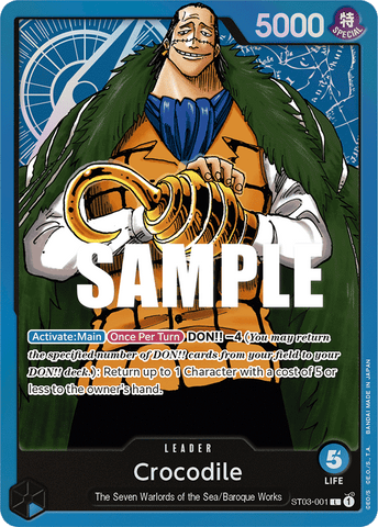 Crocodile (001) (Revision Pack Cards)(ST03-001)(L)