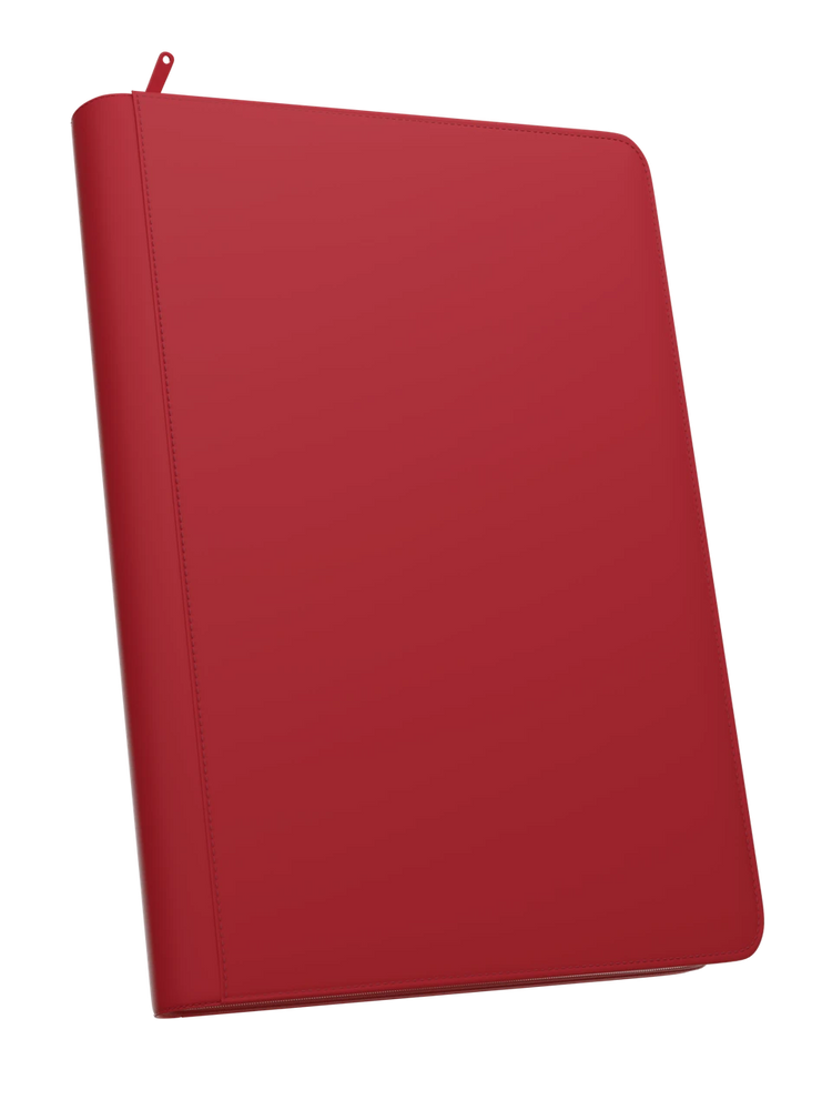 Stealth 9 Pocket Zip Binder - Red