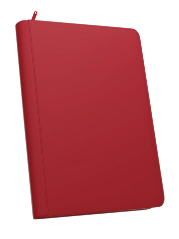 Stealth 9 Pocket Zip Binder - Red