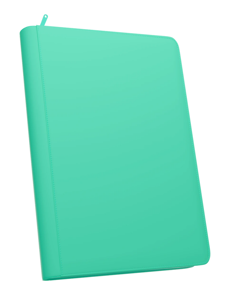 Stealth 9 Pocket Zip Binder - Turquoise