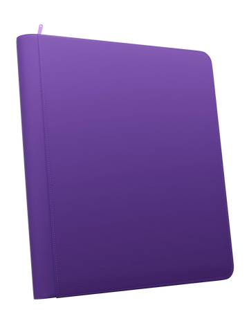 Stealth 12 Pocket Zip Binder - Purple