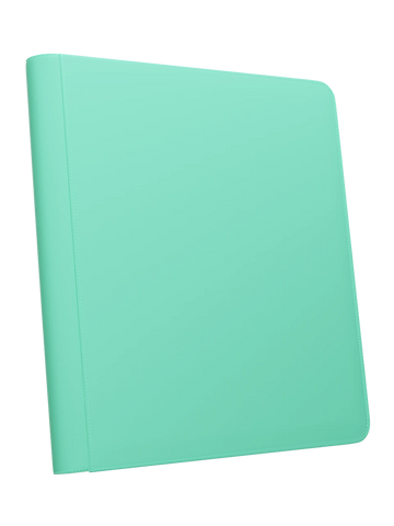 Stealth 12 Pocket Zip Binder - Turquoise