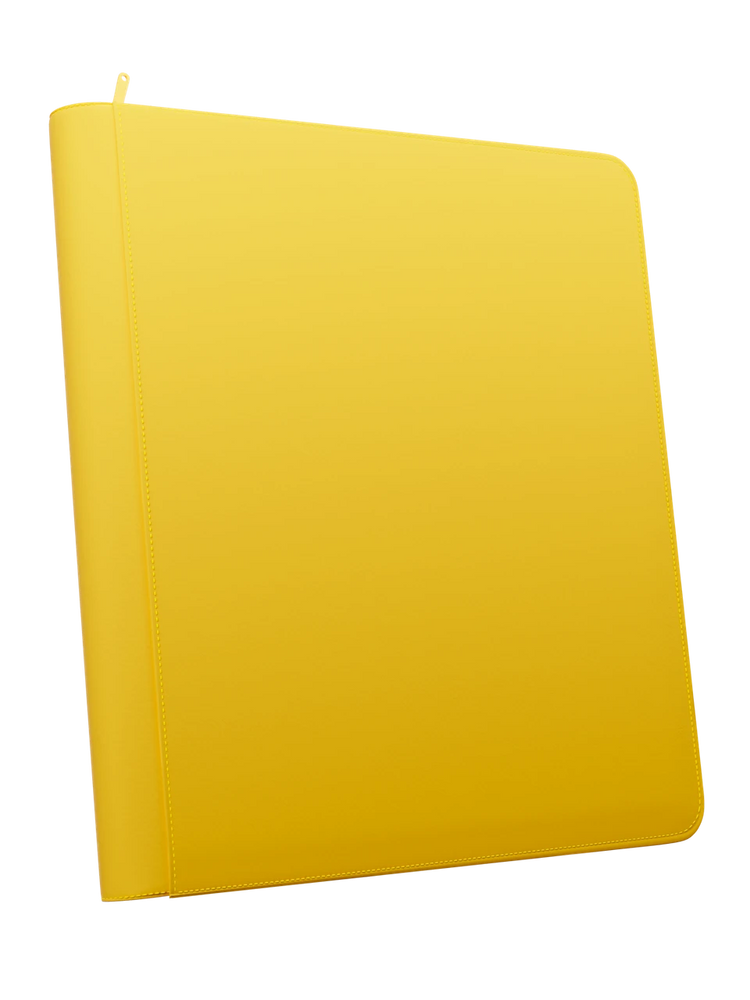 Stealth 12 Pocket Zip Binder - Yellow