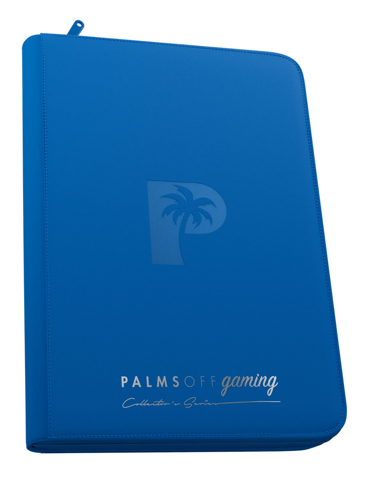 Collector's Series Top Loader Zip Binder - 9 Pocket - Blue