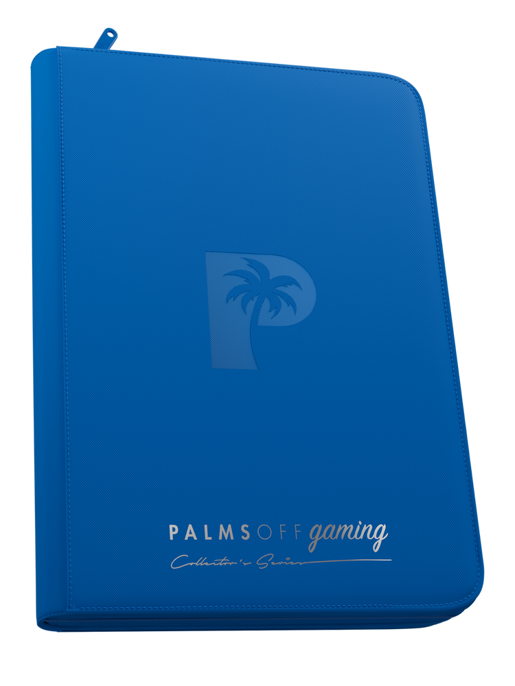 Collector's Series Top Loader Zip Binder - 9 Pocket - Blue