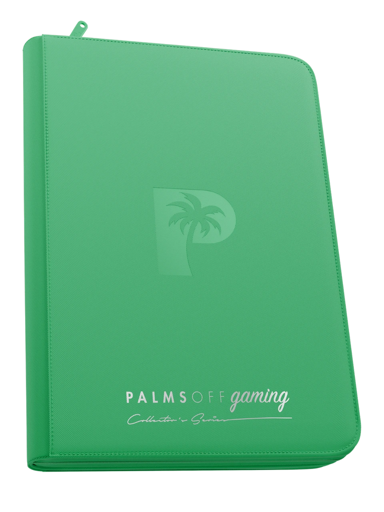 Collector's Series Top Loader Zip Binder - 9 Pocket - Green