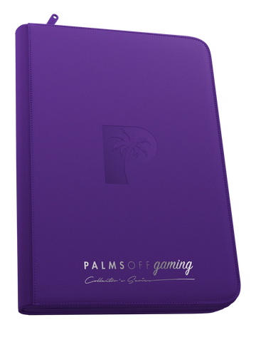 Collector's Series Top Loader Zip Binder - 9 Pocket - Purple