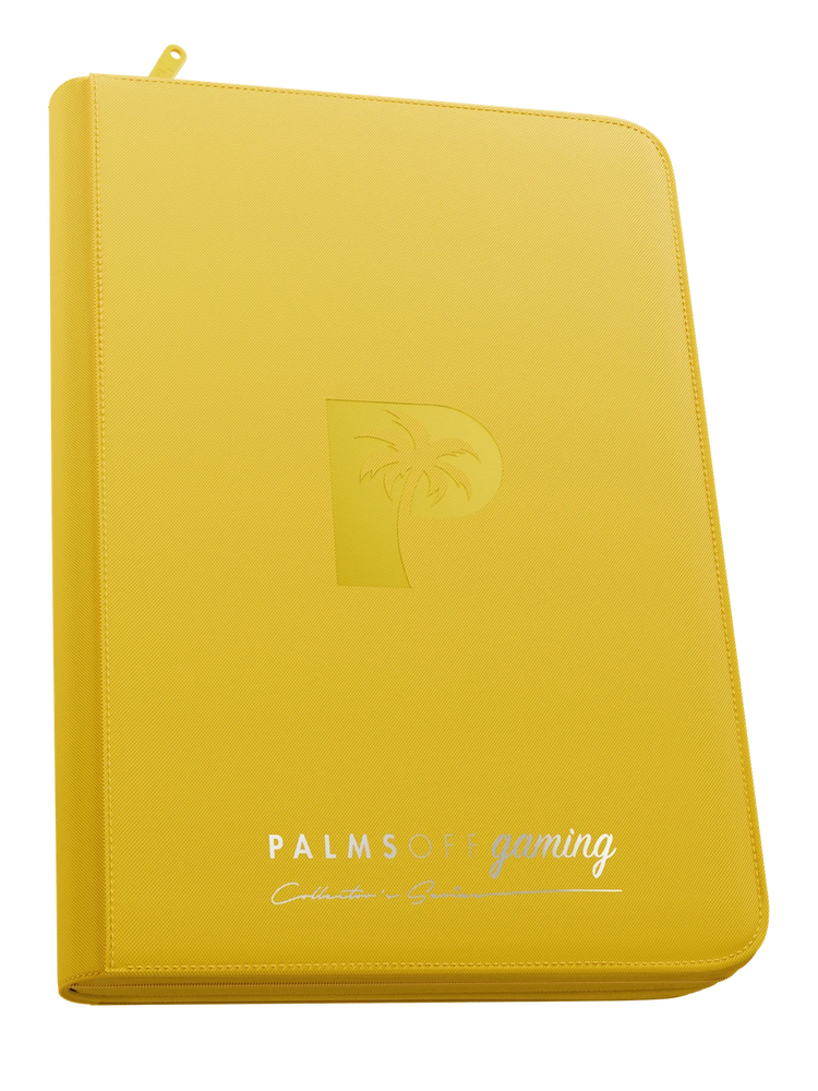 Collector's Series Top Loader Zip Binder - 9 Pocket - Yellow