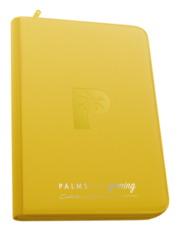 Collector's Series Top Loader Zip Binder - 9 Pocket - Yellow