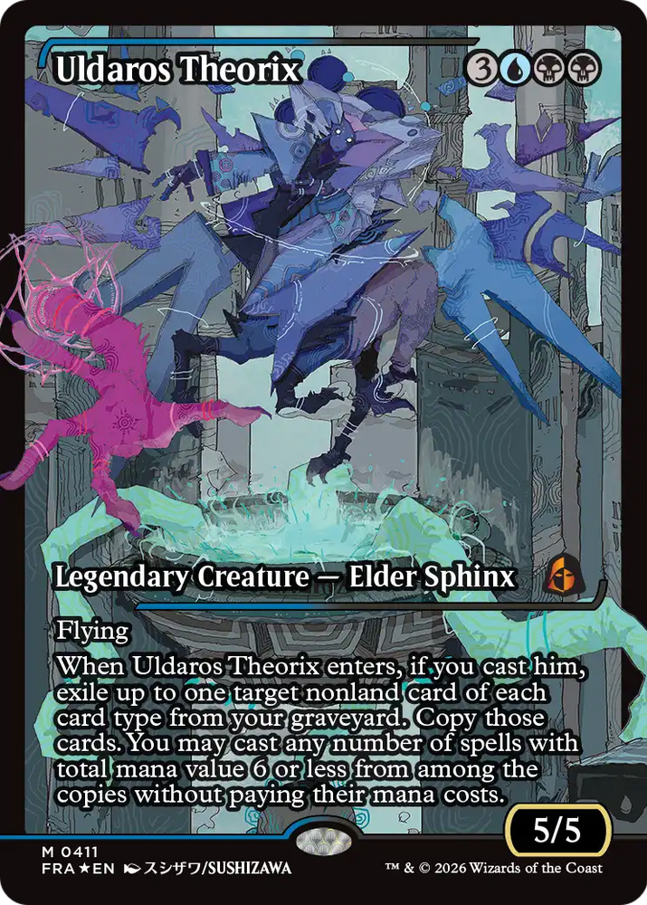 Uldaros Theorix [Showcase] (0411) [Foil] (Reality Fracture)(FRA-411)(M)
