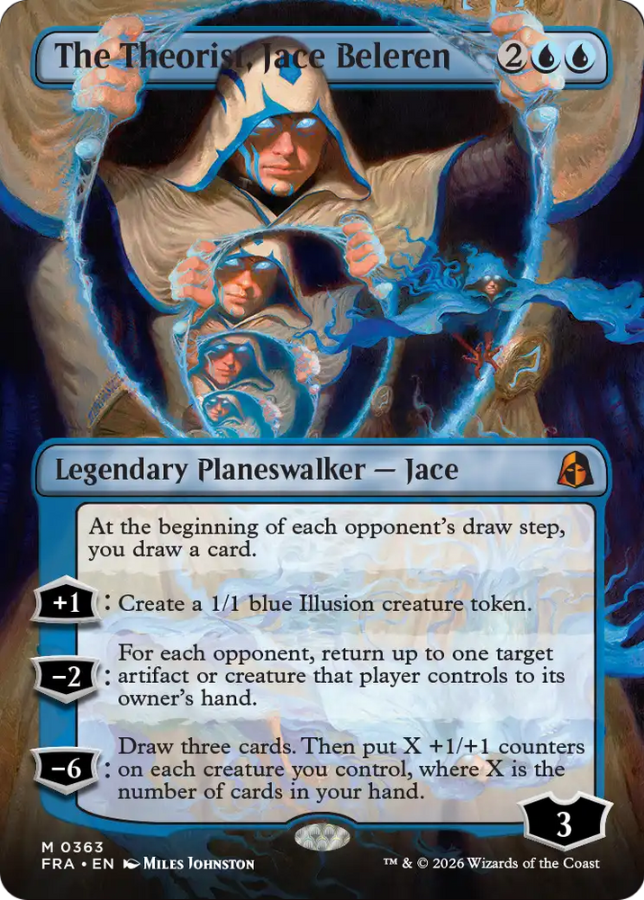 The Theorist, Jace Beleren [Borderless] (0363) (Reality Fracture)(FRA-363)(M)
