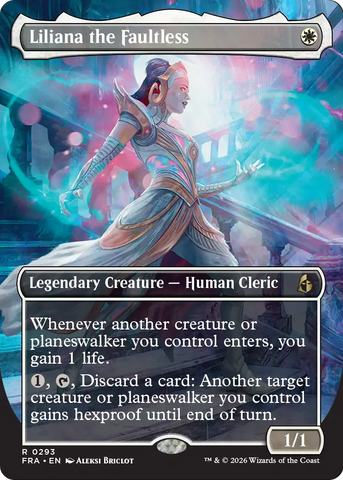 Liliana the Faultless [Borderless] (Reality Fracture)(FRA-293)(R)