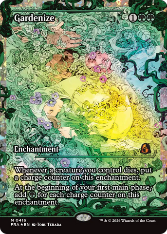 Gardenize [Showcase] (Fracture Foil) (0416) [Foil] (Reality Fracture)(FRA-416)(M)