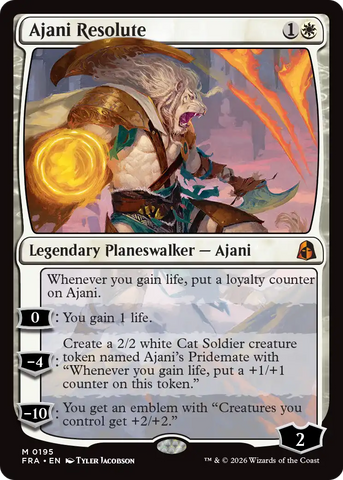 Ajani Resolute (Reality Fracture)(FRA-195)(M)