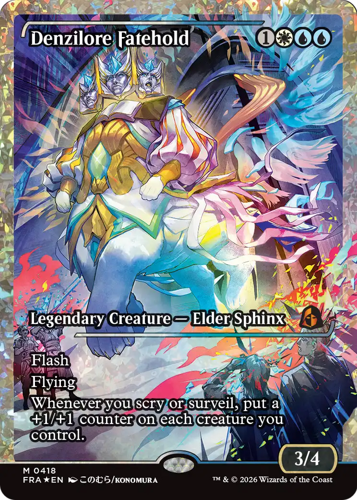 Denzilore Fatehold [Showcase] (Fracture Foil) (0418) [Foil] (Reality Fracture)(FRA-418)(M)