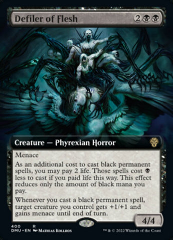 Defiler of Flesh (Extended Art) [Dominaria United]