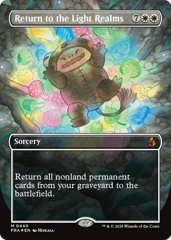 Return to the Light Realms [Borderless] (0440) [Foil] (Reality Fracture)(FRA-440)(M)