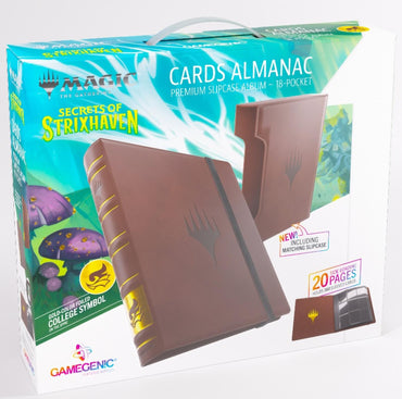 Gamegenic Magic The Gathering Secrets of Strixhaven Cards Almanac Premium Slipcase Album 18-Pocket - Quandrix