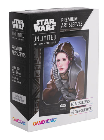 Star Wars Unlimited Premium Art Sleeves - Leia Organa