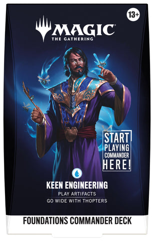 Magic the Gathering Foundations Commander Deck - Keen Engineering