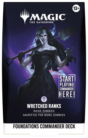 Magic the Gathering Foundations Commander Deck - Wretched Ranks
