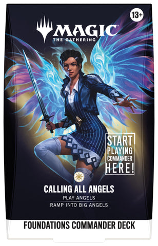 Magic the Gathering Foundations Commander Deck - Calling All Angels