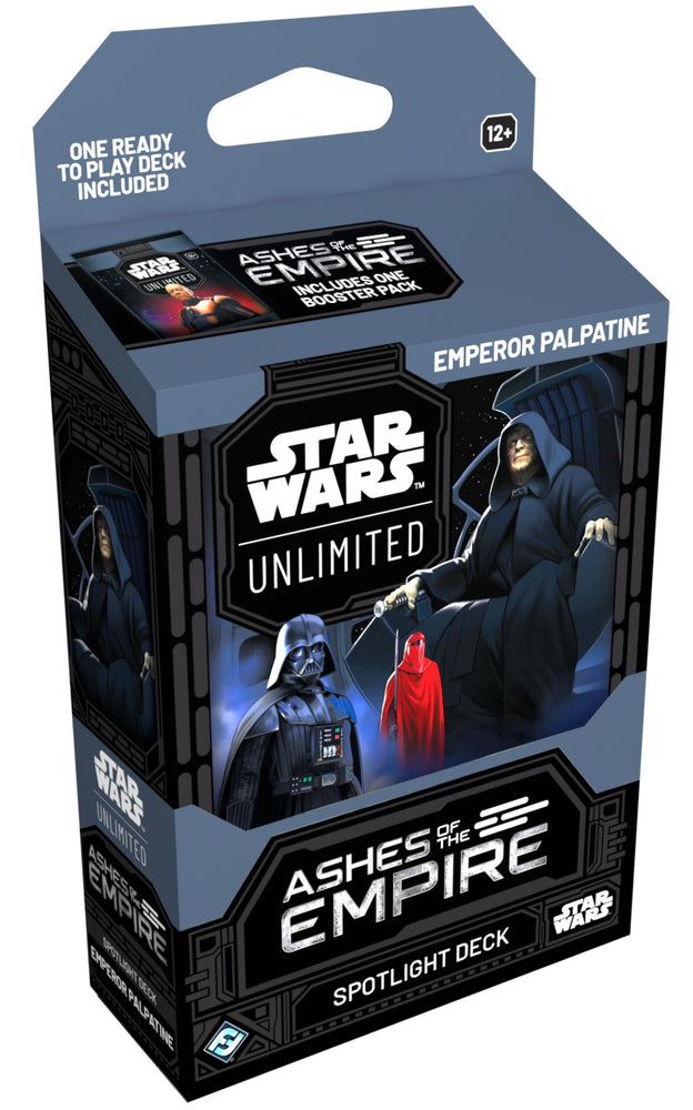 Star Wars Unlimited - Ashes of the Empire Spotlight Deck Display (Emperor Palpatine)