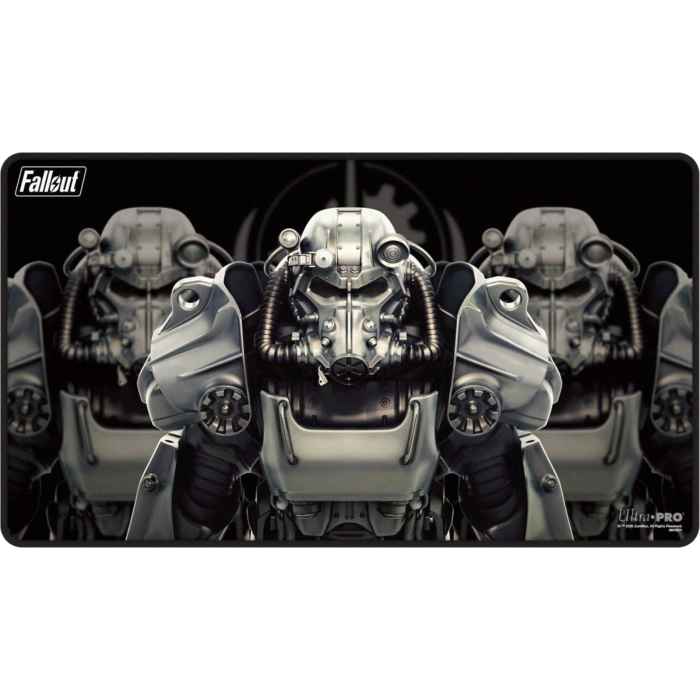 Fallout - Brotherhood of Steel Black Stitched Edge Playmat